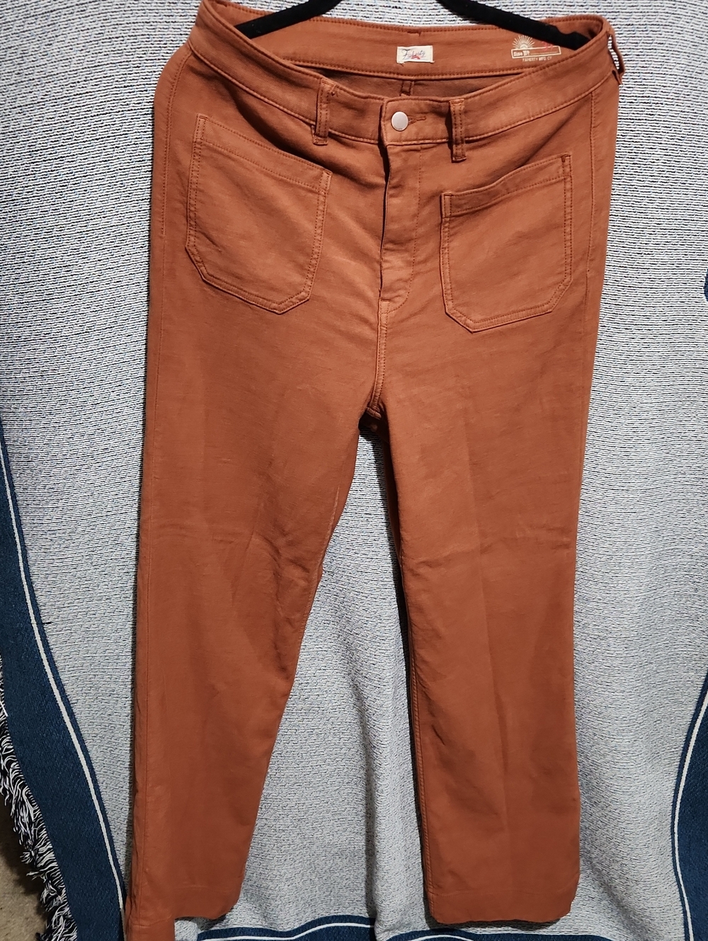 Faherty Women’s Rust Color Patch Pocket Pants